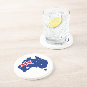 Australien-Flagge Getränkeuntersetzer