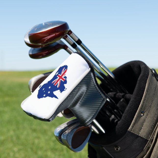 Australien-Flagge Golf Headcover (In Situ)