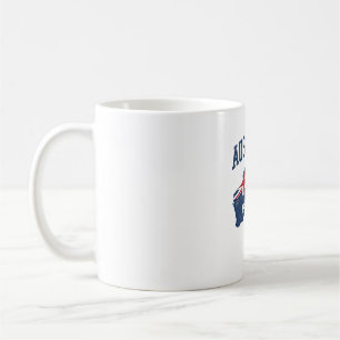 Australien Flagge Karte Vintage abgenutzt Grafik_1 Kaffeetasse
