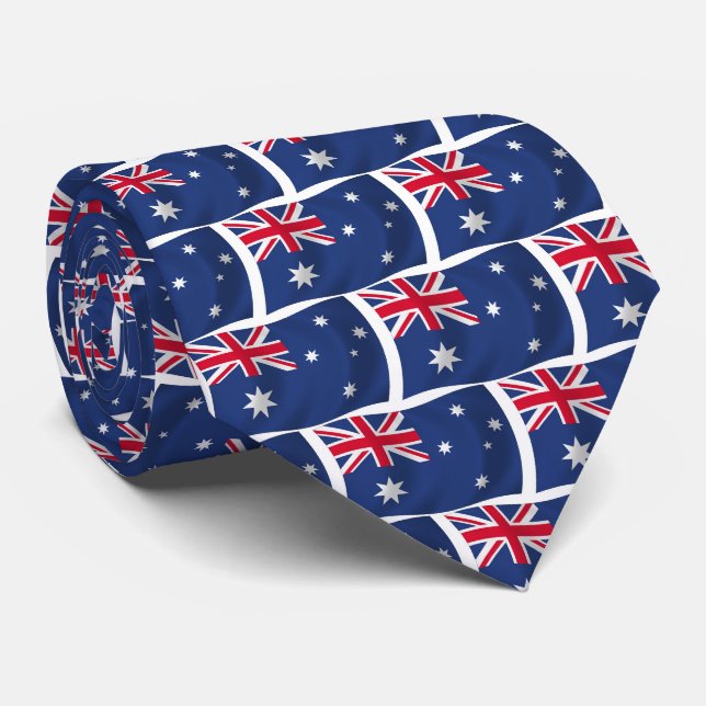 Australien-Flagge Krawatte (Gerollt)