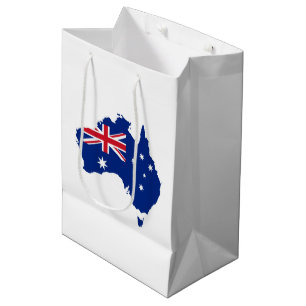 Australien-Flagge Mittlere Geschenktüte