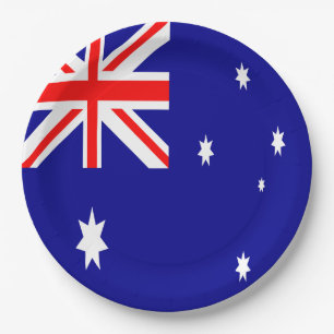 Australien-Flagge Pappteller