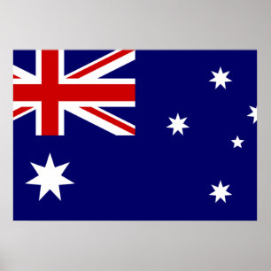 Australien-Flagge Poster