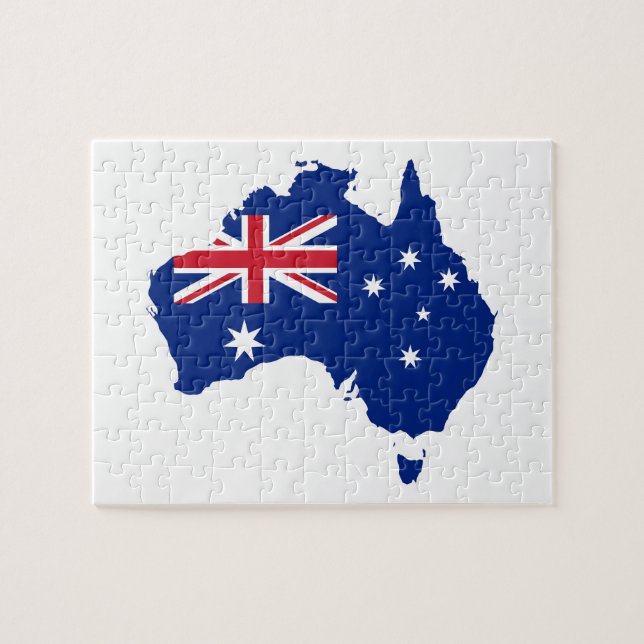 Australien-Flagge Puzzle (Horizontal)
