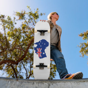 Australien-Flagge Skateboard