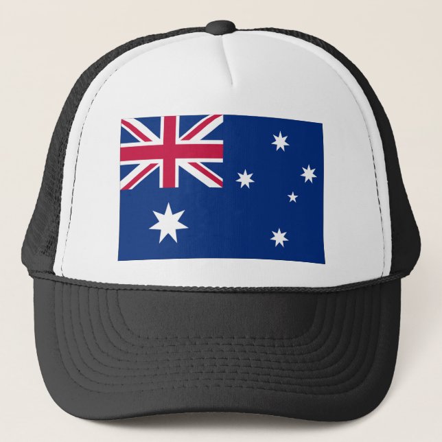 Australien-Flagge Truckerkappe (Vorderseite)