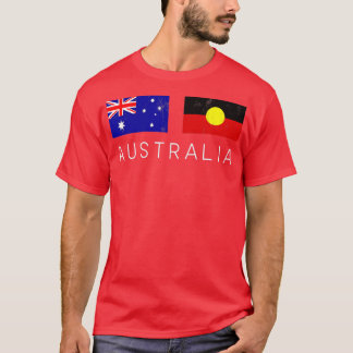 Australien Flaggen Coole australische Ureinwohner T-Shirt