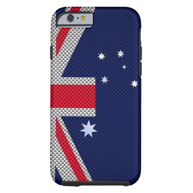 Australien-Flaggen-Entwurf im Case-Mate iPhone Hülle (Rückseite)