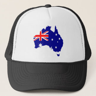 Australien-Flaggen-Karte Truckerkappe