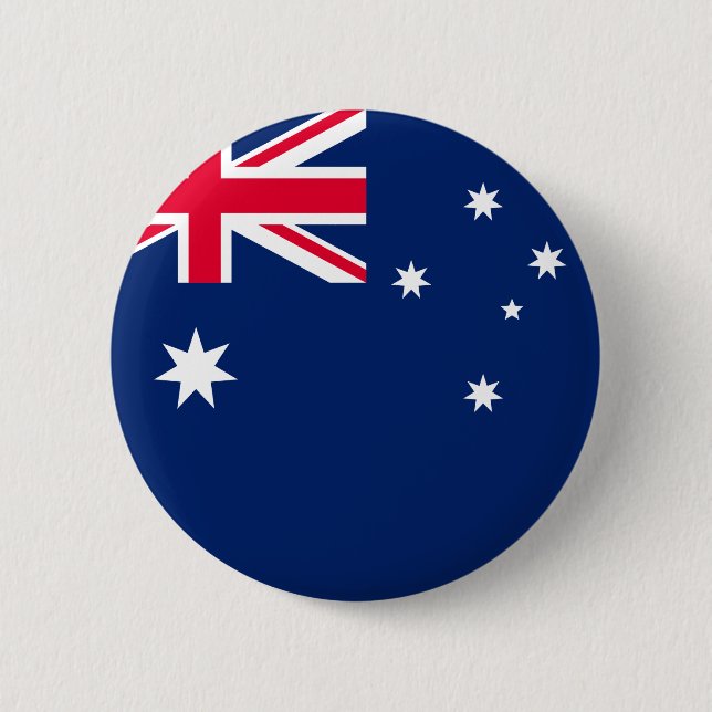 Australien-Flaggen-Knopf Button (Vorderseite)