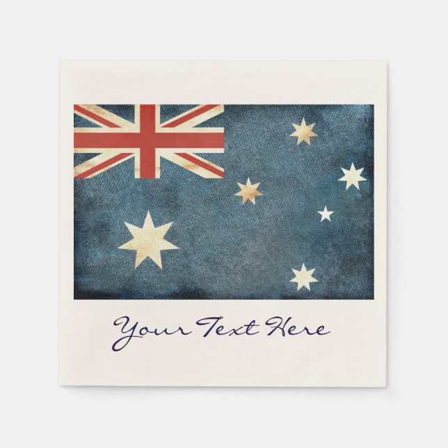 Australien Flaggen Party Napkins Serviette (Vorderseite)