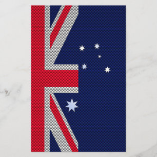 Australien Flaggendesign im Carbon Fibre Chrome St Flyer