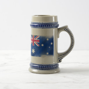 Australien Flaggenflagge Bierglas