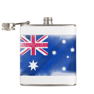 Australien Flaggenflagge Flachmann