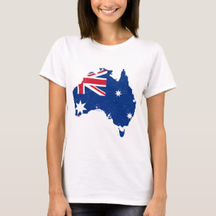 Australien Flaggenplan T-Shirt