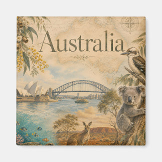 Australien für Australien-Liebhaber Magnet