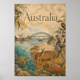 Australien für Australien-Liebhaber  Poster