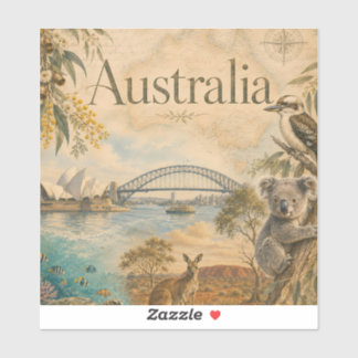 Australien für Australienliebhaber Aufkleber
