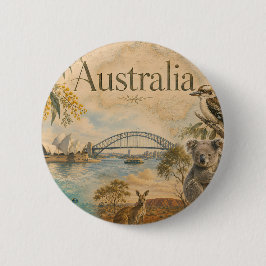 Australien für Liebhaber Australiens  Button