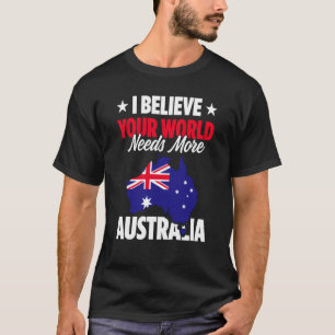 Australien für Proud Australian Aussie Australia R T-Shirt