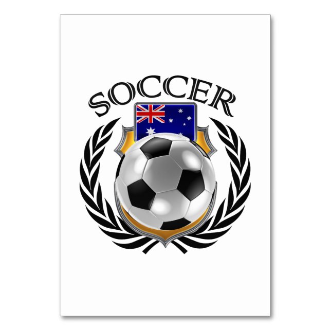 Australien Fußball 2016 Fangerät Tischnummer (Rückseite)