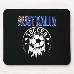 Australien Fußballfans Trikot Australische Flagge Mousepad