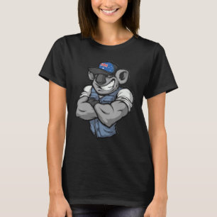 Australien G-day Mate Men Koala Australian Flag Sy T-Shirt
