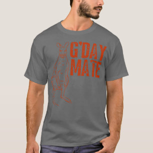 Australien GDay Kumpel Lustiges Känguru Australisc T-Shirt