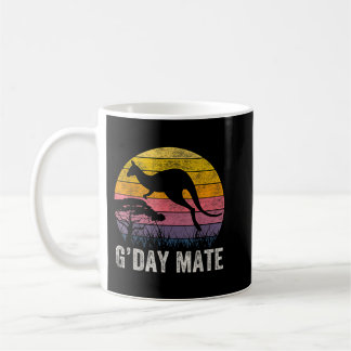 Australien G'Day Mate Shirt Funny Kangaroo Austral Kaffeetasse