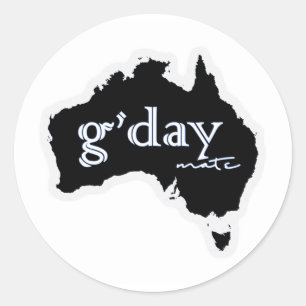 Australien: G'day Mate Sticker