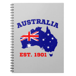 Australien gegründet 1901 notizblock