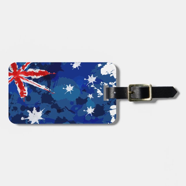 Australien Gepäckanhänger (Vorderseite horizontal)