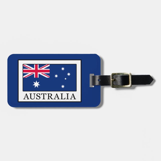 Australien Gepäckanhänger (Vorderseite horizontal)