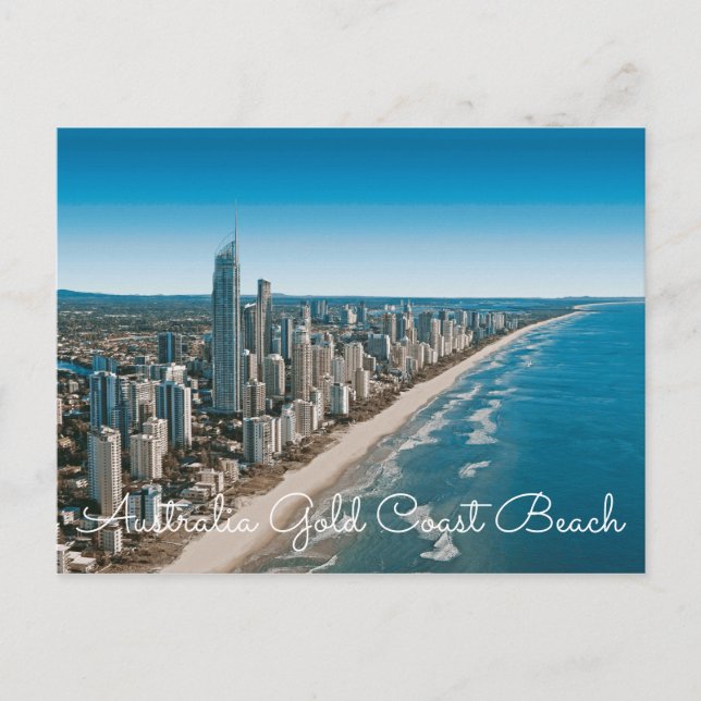 Australien Gold Coast Beach Skylines Postkarten (Vorderseite)