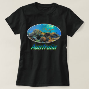 Australien Great Barrier Reef stilisiert T-Shirt
