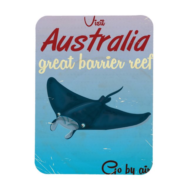 Australien Great Barrier Riff Magnet (Vertikal)