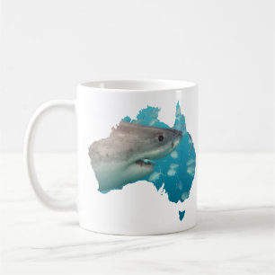 Australien Great White Shark Country Form Kaffeetasse