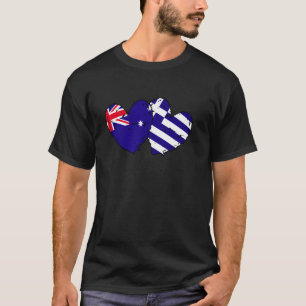 Australien Griechenland Herz Flags Australischer G T-Shirt