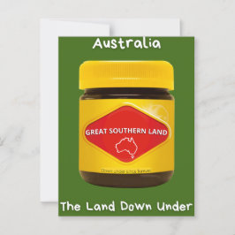 Australien Großes Südland Postkarte