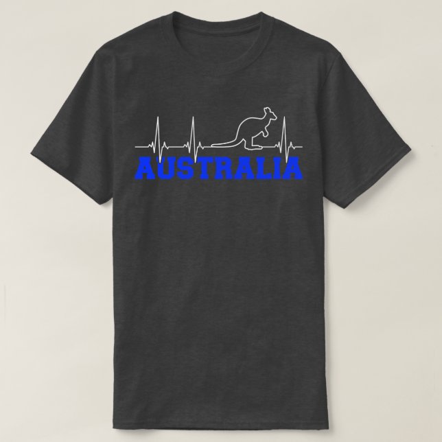 Australien Häufigkeit Kangaroo T-Shirt (Design vorne)