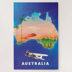 Australien Holiday Reiseplakat Puzzle