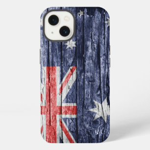 Australien Holzflagge iPhone 13 Hülle