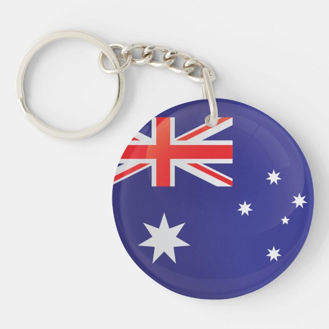 Australien - Icon-Flagge Schlüsselanhänger (Vorderseite)