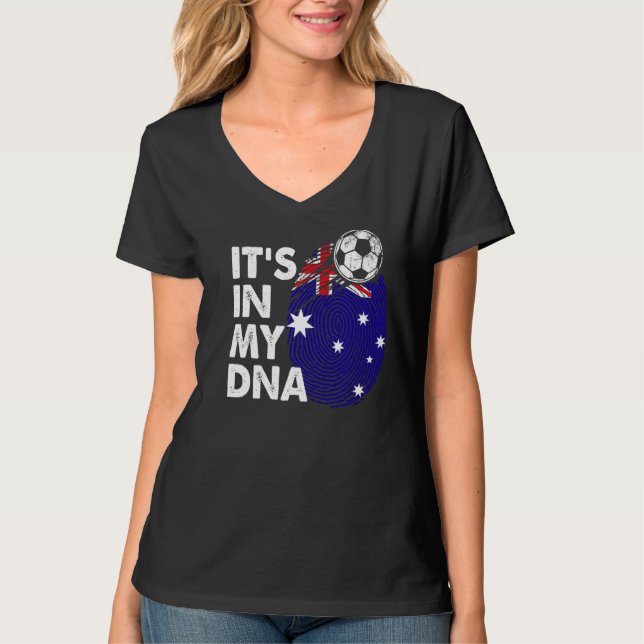 Australien in meinem DNA-Australisches Flaggenteam T-Shirt (Vorderseite)