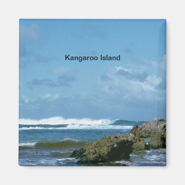 Australien: Insel Kangaroo Magnet (Vorne)