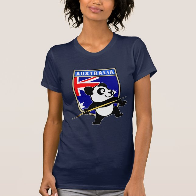 Australien Javelin Panda T-Shirt (Vorderseite)
