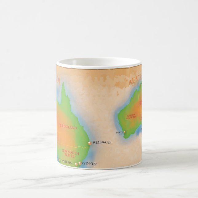 Australien Kaffeetasse (Mittel)