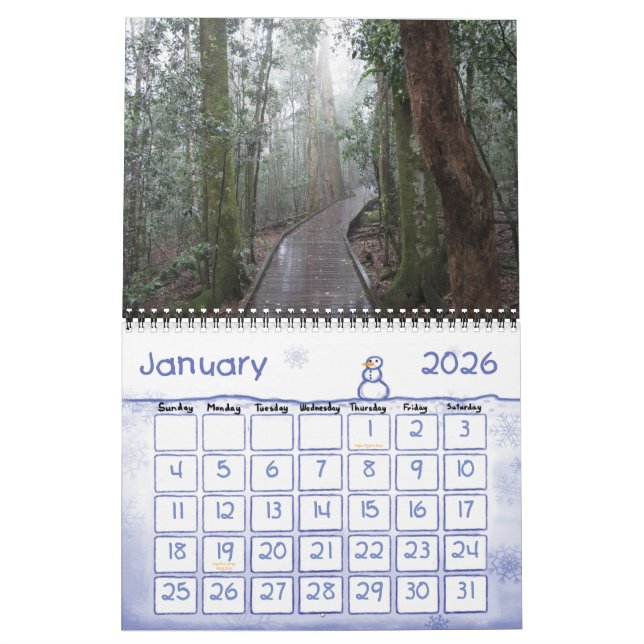 Australien Kalender (Jan 2026)