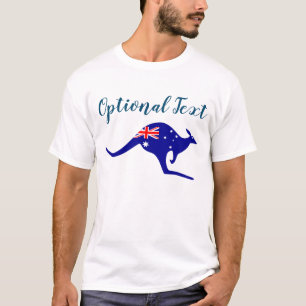 Australien Kangaroo & Flag T-Shirt