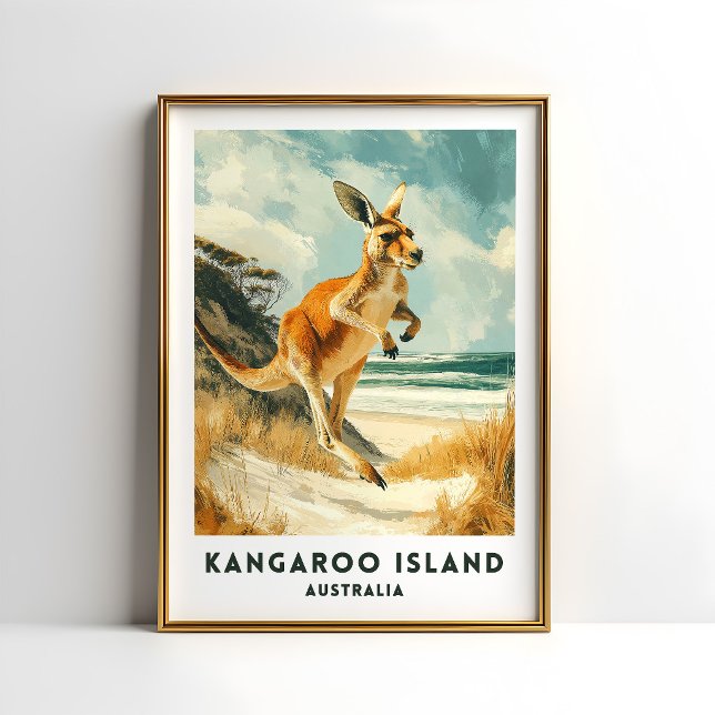 Australien Kangaroo Island Reiseplakat Poster (Von Creator hochgeladen)